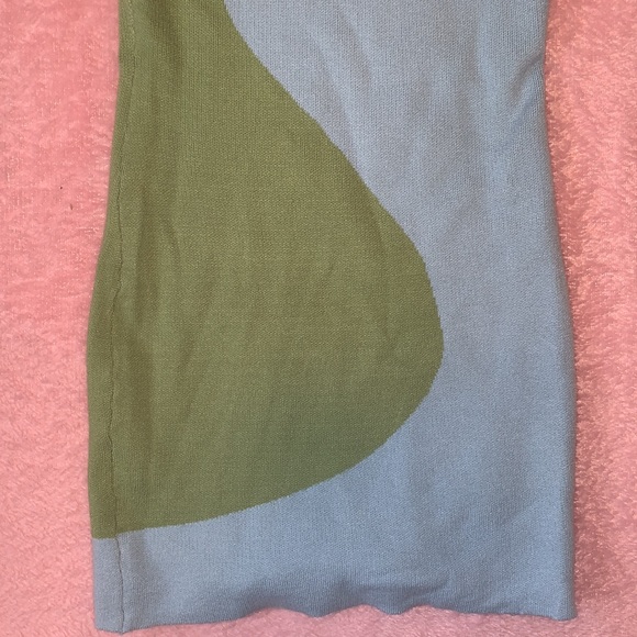 Groovy 60s Knit Mod Dress - Picture 3 of 4